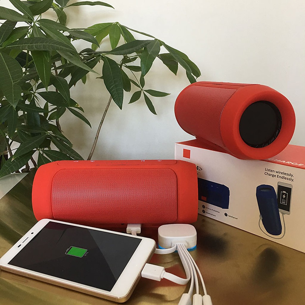 Loa bluetooth Charge2+ loa nghe nhạc kiêm sạc dự phòng Âm thanh sống động , USB, Thẻ nhớ TF, AUX