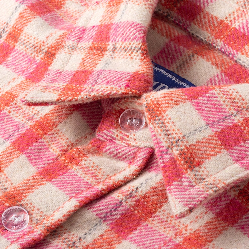 Áo Dico Love Flannel Jacket - Pink