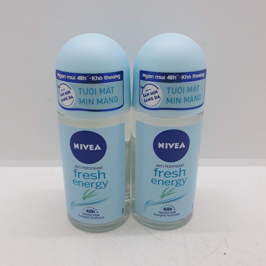 Lăn Nivea Energy Fresh Tươi mát Mịn mang chai 50ml