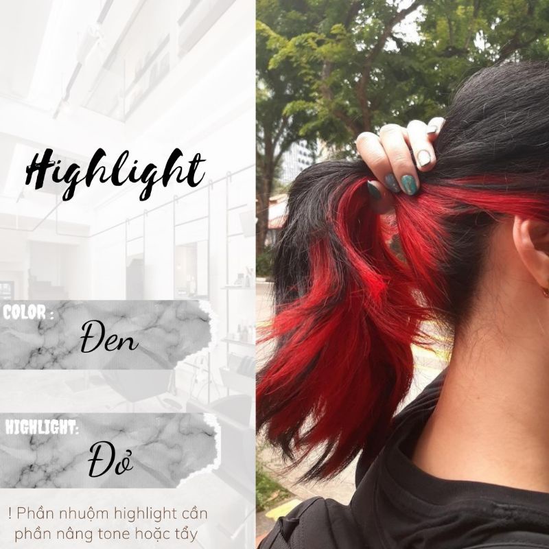 💥   💥 Thuốc nhuộm tóc màu Đỏ fire  🌟