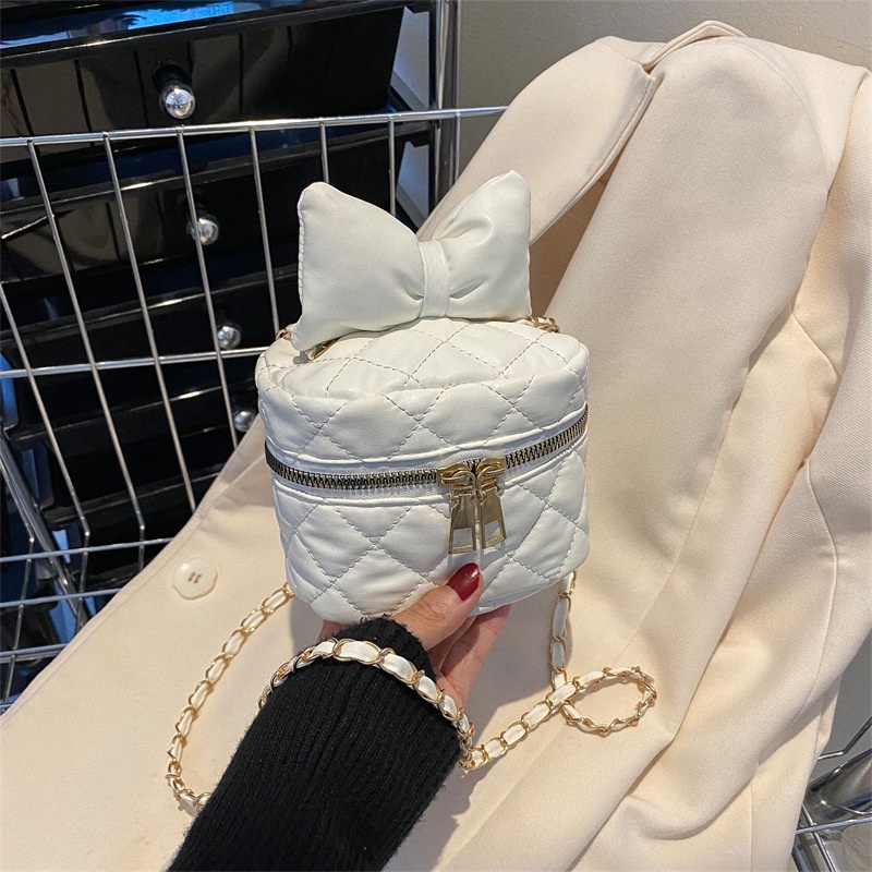 Túi Đeo Chéo Mini Đính Nơ Phong Cách Mới 2022 Cho Nữ