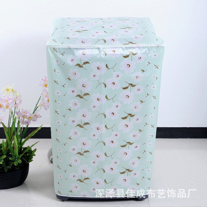 Áo Trùm Máy Giặt Cửa Trên 7 - 8kg vải dù 2 lớp chống bụi chống nước (Màu ngẫu nhiên)