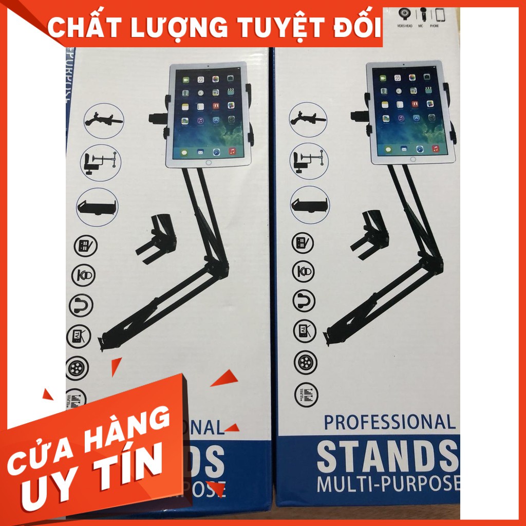 (Sỉ IB)Gía đỡ điện thoại, ipad xem phim kẹp đầu giường, bàn-Hàng cao cấpNội địa trung