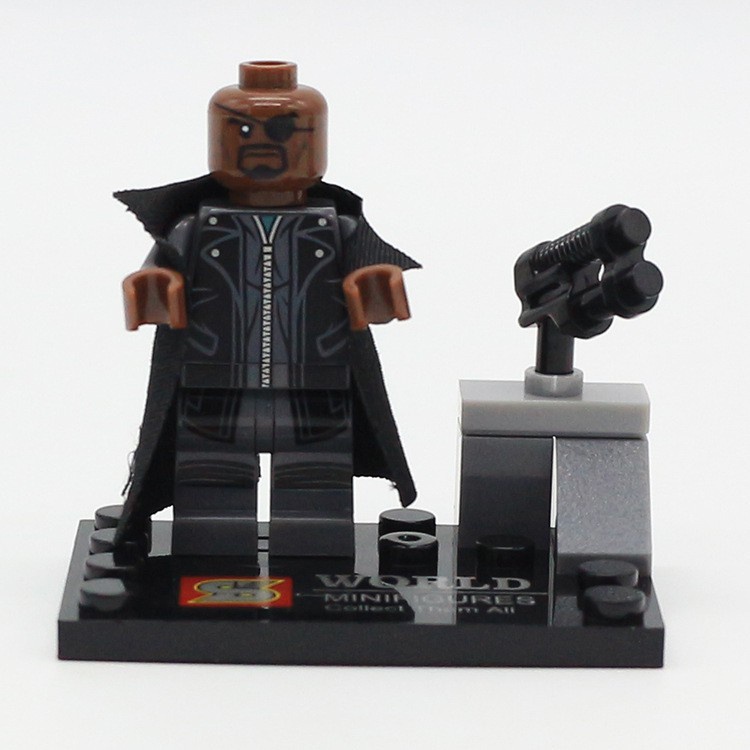 Set 8 mô hình nhân vật siêu anh hùng Marvel Iron Man Hulk Thor Sy271 trưng bày trang trí