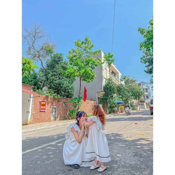 [ Ảnh + Video Thật 100%] Váy Đôi Mẹ Và Bé  TẶNG KÈM BỜM⚡Váy đầm đẹp cho bé yêu HàngThiết Kế Cao Cấp cho bé từ 1 - 8 Tuổi