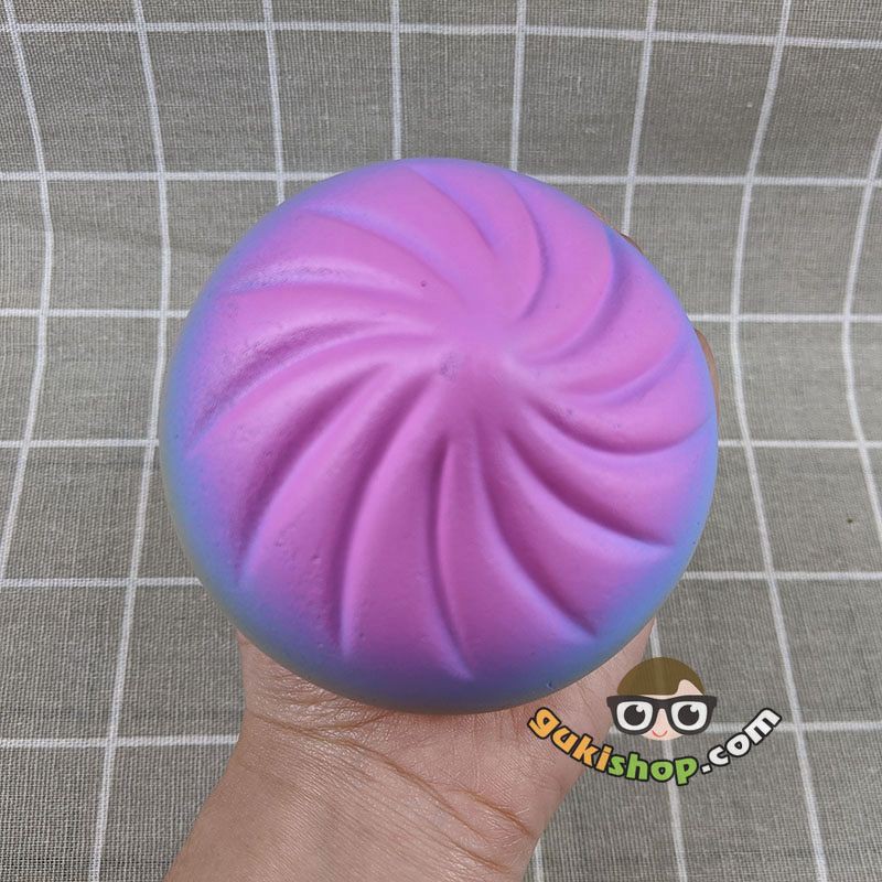 Đồ chơi Squishy bánh bao bảy màu thơm mềm có bao bì S130