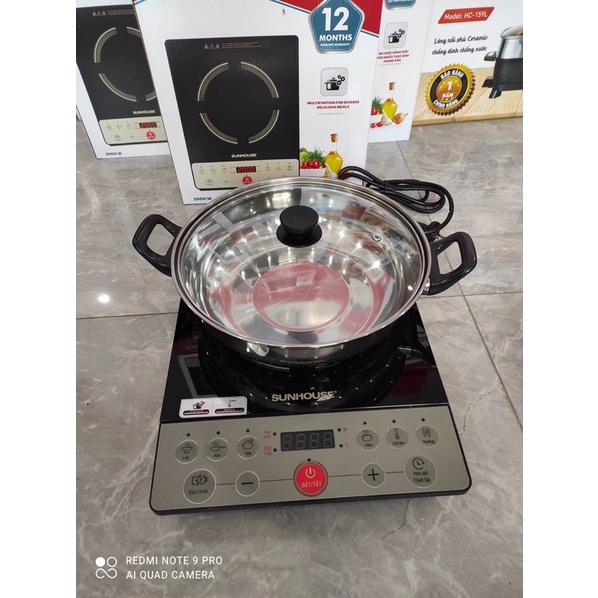 BẾP TỪ SUNHOUSE SHD6165 (kèm nồi lẩu)