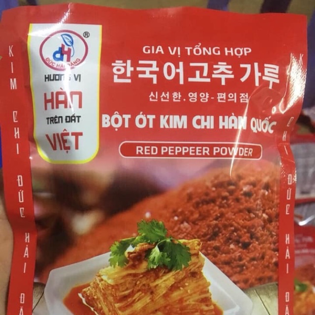 Gói 100g bột ớt kim chi Hàn quốc Đức hải Đăng chuẩn vị