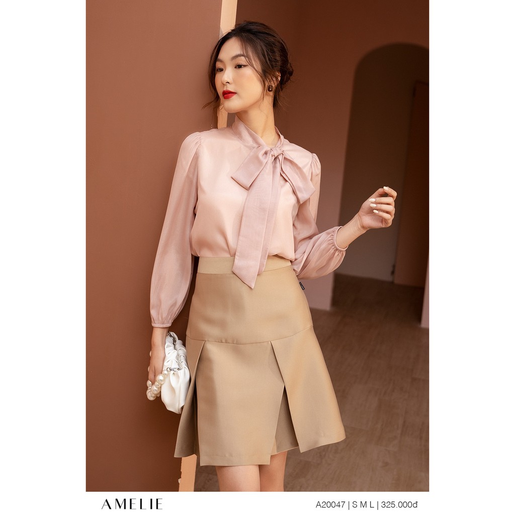 AMELIE Chân váy dáng A ngắn ly súp thân by Amelie | BigBuy360 - bigbuy360.vn