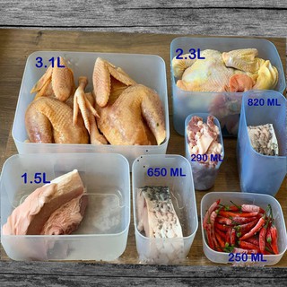 Tupperware - Hộp đông đủ size