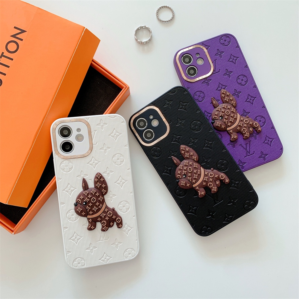 Ốp điện thoại bằng da họa tiết hoạt hình thích hợp cho iPhone 13 12 11 Pro Max XS Max XR X 8 7 Plus