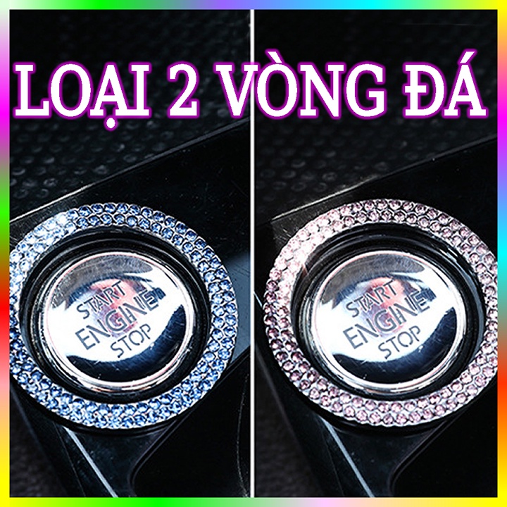 Móc Khóa Ô Tô Trang Trí Nút Khởi Động
