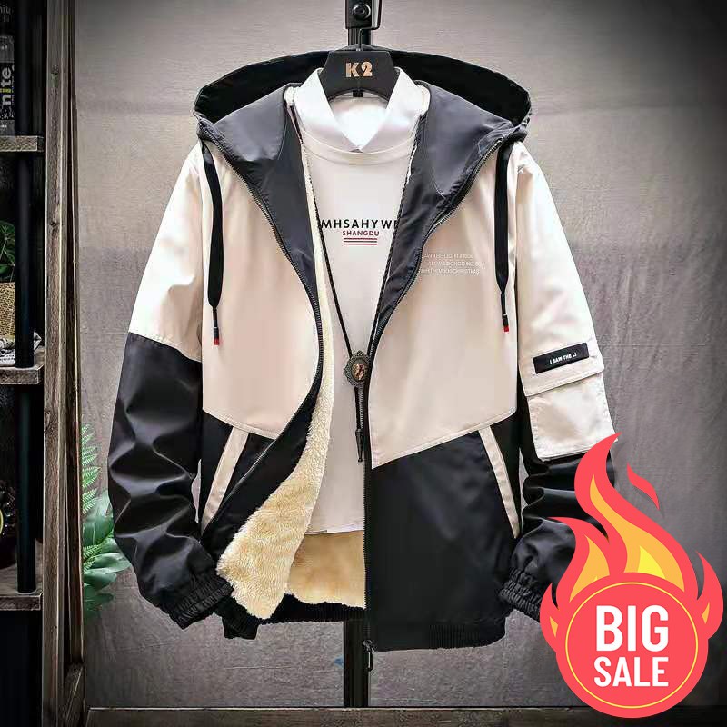 Áo Khoác Gió Lót Lông Cừu Chống Lại Giá Rét Có Big Size ( Có Video)