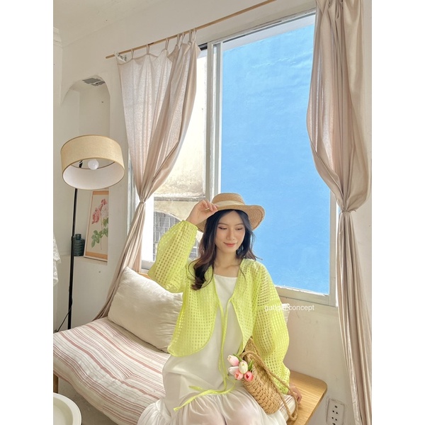 ÁO CARDIGAN PHONG CÁCH MÙA HÈ - Áo có 3 hoạ tiết khác nhau