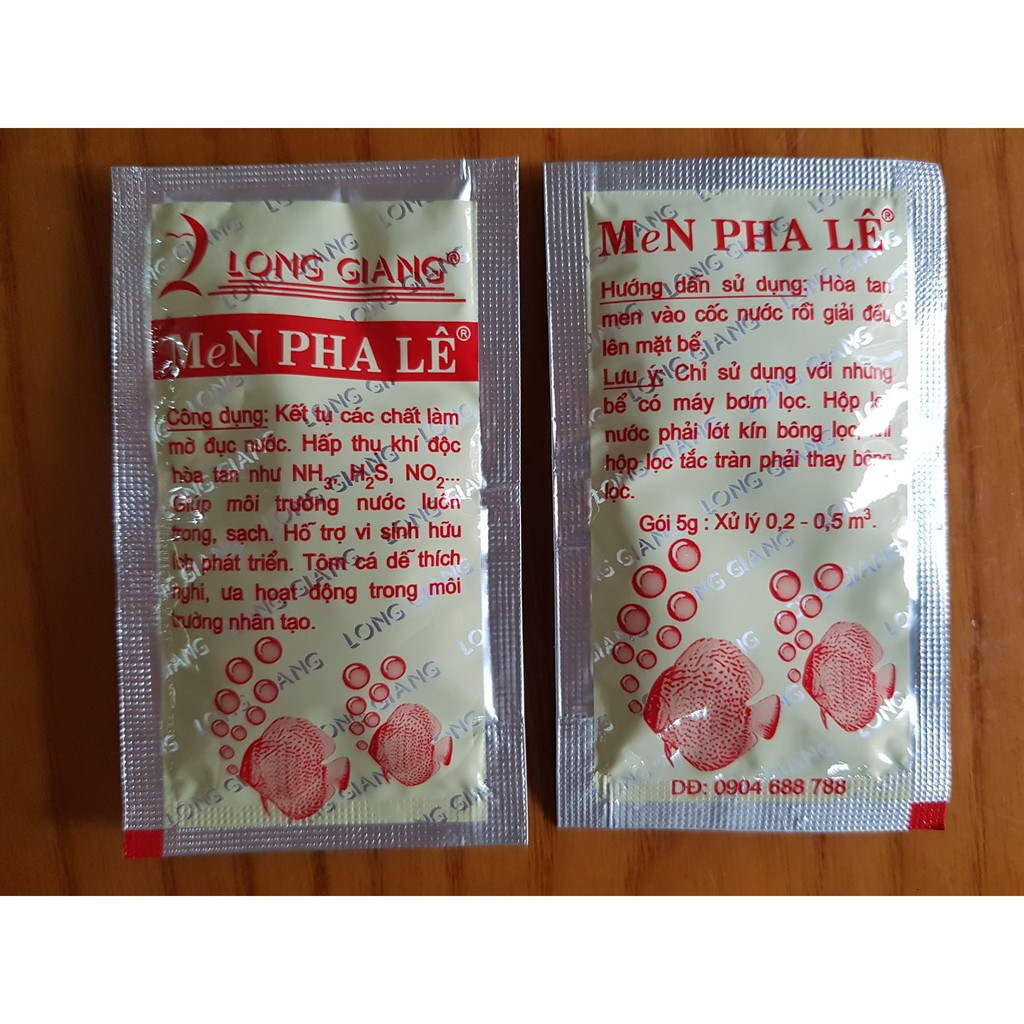 Men vi sinh Pha Lê làm trong nước bể cá