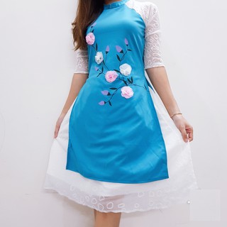 ÁO DÀI CÁCH TÂN  TẾT 2022 TẶNG KÈM CHÂN VÁY