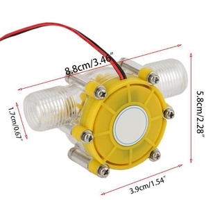 Máy phát điện tua bin mini, củ phát điện biến sức nước thành điện năng thắp sáng và sử dụng