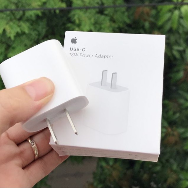 Bộ sạc nhanh IPhone công suất 20W USB-C Chính Hãng, Sạc nhanh công nghệ PD - Bảo Hành 12 tháng