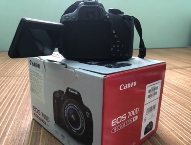 Máy ảnh canon 700d và lens 18 55 is stm fullbox LBM