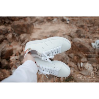 Giày Sneaker stansmith gót đa sắc (hình tự chụp 100%)
