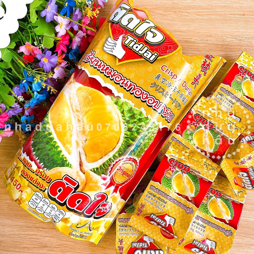 Lẻ một gói nhỏ sầu riêng sấy lạnh Thái Lan gói nhỏ 45g