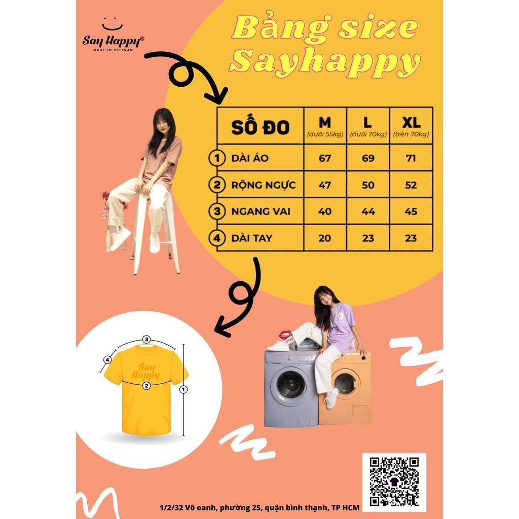 Áo Thun Nam Nữ Unisex Form Rộng Tay Lỡ In Hoạ Tiết CARO Say Happy