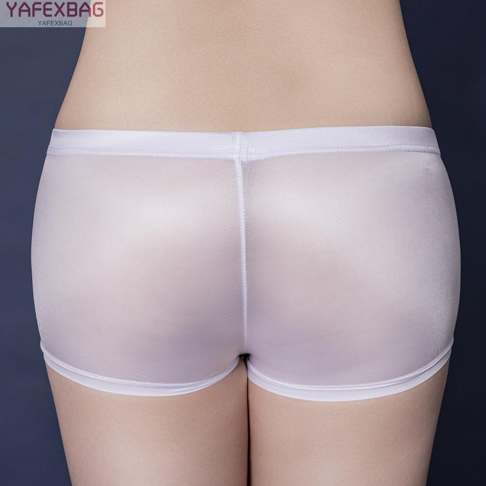 UK Man Soft Underwear See Through Boy Shorts Safty Pants Crotchles Briefs 2021