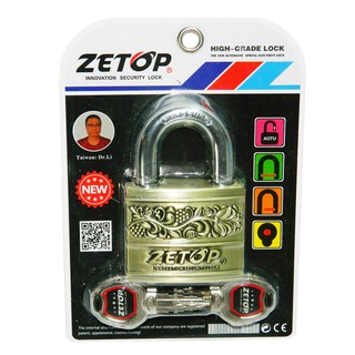  Ổ khóa ZETOP GA15-60L thân kẽm rộng 60mm - MSOFT