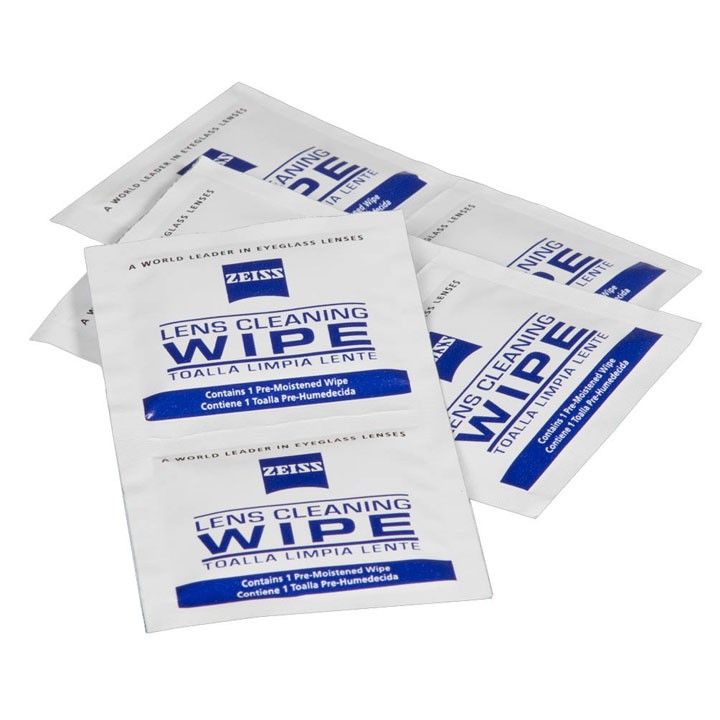 Khăn lau kính Zeiss 100 Lens Wipes, 100 miếng