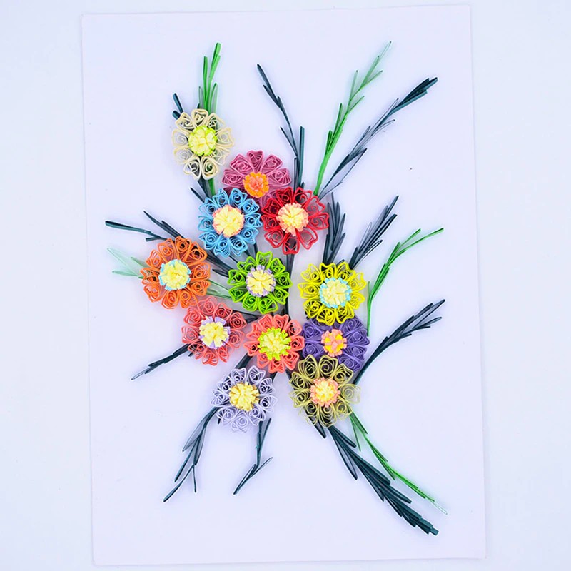 Que cuốn quilling, que nhọn cán nhựa - 01 chiếc, màu ngẫu nhiên