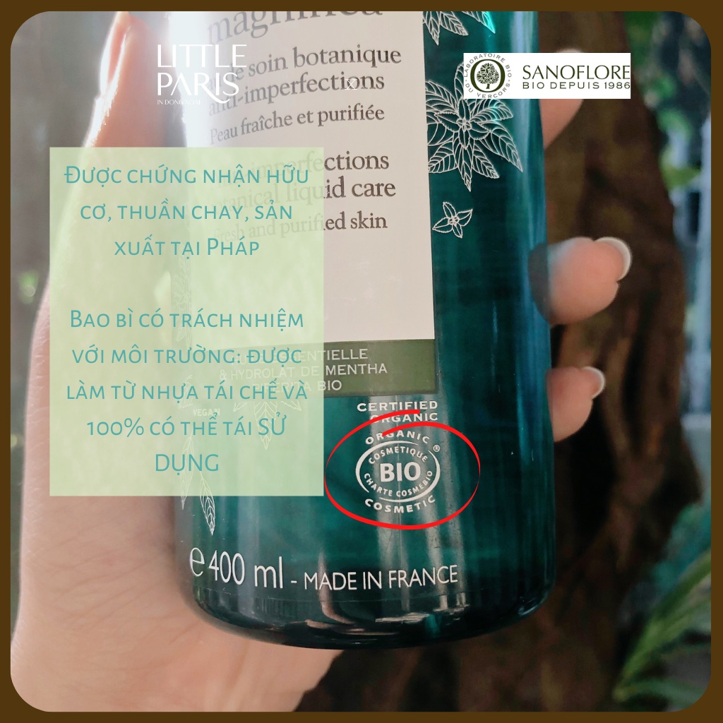 Nước Hoa Hồng Sanoflore Aqua Magnifica Essence Toner