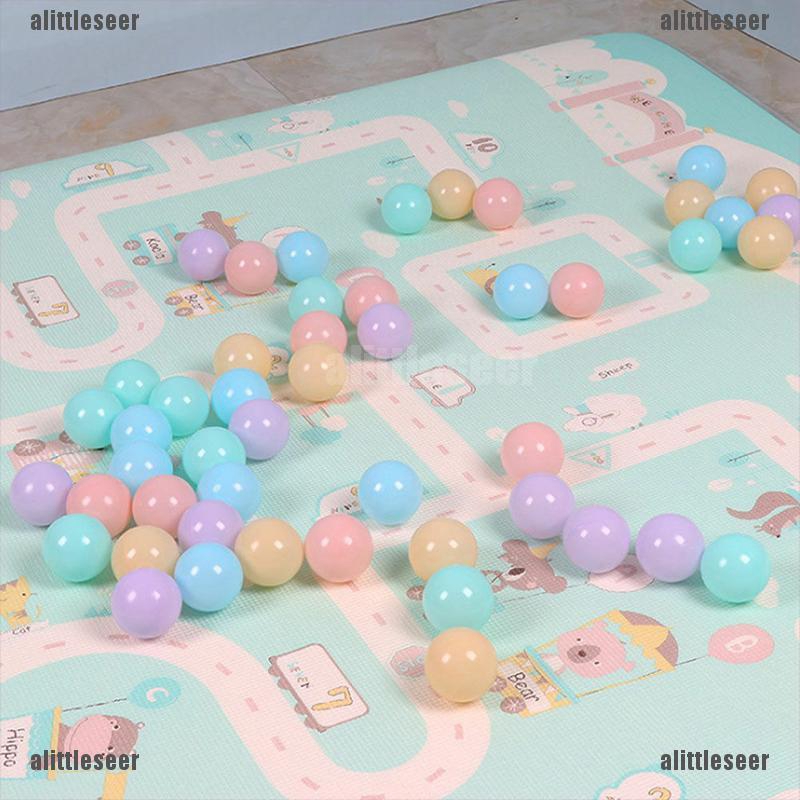 Set 100 / 200 Quả Bóng Nhựa Mềm Nhiều Màu Cho Bé