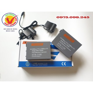 10 Cặp Converter NetLink HTB-3100 A/B Bộ Chuyển Đổi Quang Điện 1fo Giá Rẻ Gồm 1A và 1B