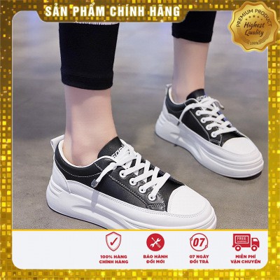 GIÀY THỂ THAO NỮ XINH XẮN. KIỂU DÁNG THỂ THAO NĂNG ĐỘNG. ĐỘN ĐẾ 4CM TĂNG CHIỀU CAO HIỆU QUẢ.