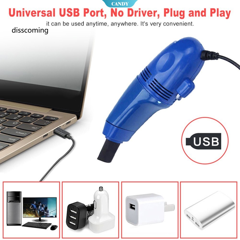 Máy hút bụi mini làm sạch bàn phím máy tính/laptop