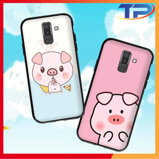 Ốp lưng Samsung Galaxy J8 / J7 Plus / J7 Pro /J7 Prime / J6 Plus / J6 / J4 hình Heo Con Dễ Thương 01