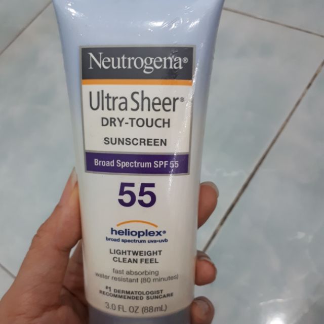 Kem chống nắng Neutrogena Ultra Sheer SPF 55