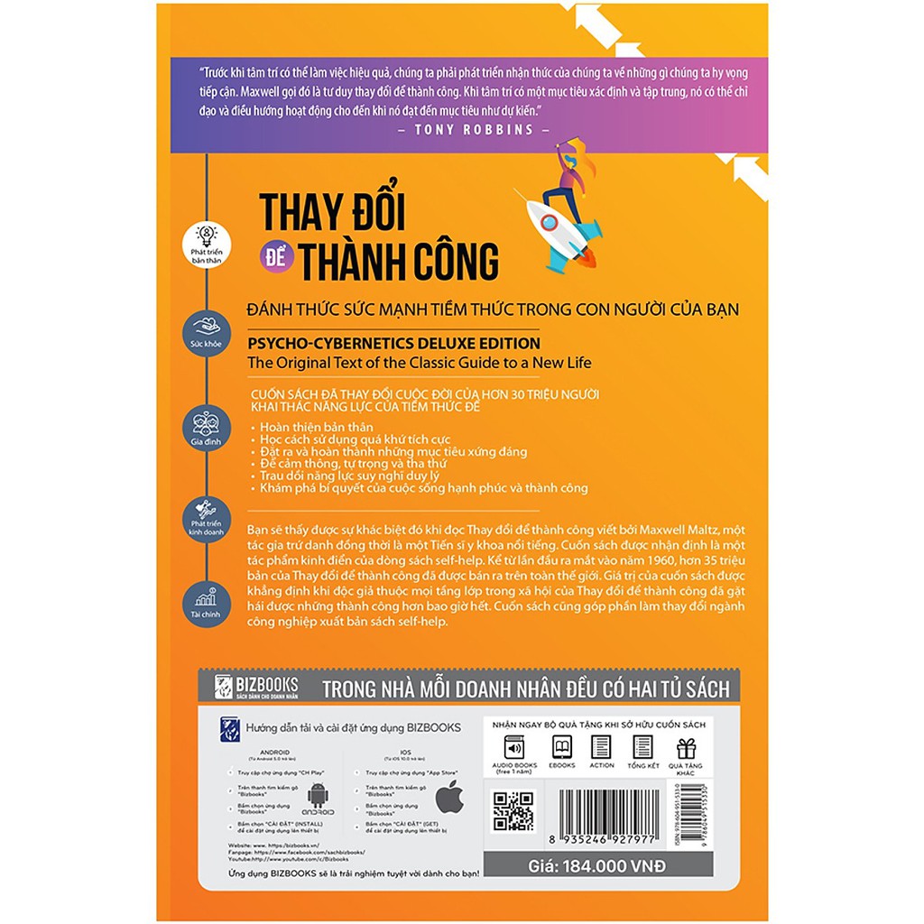 Sách - Thay Đổi Để Thành Công Tặng Kèm Cây Viết Galaxy