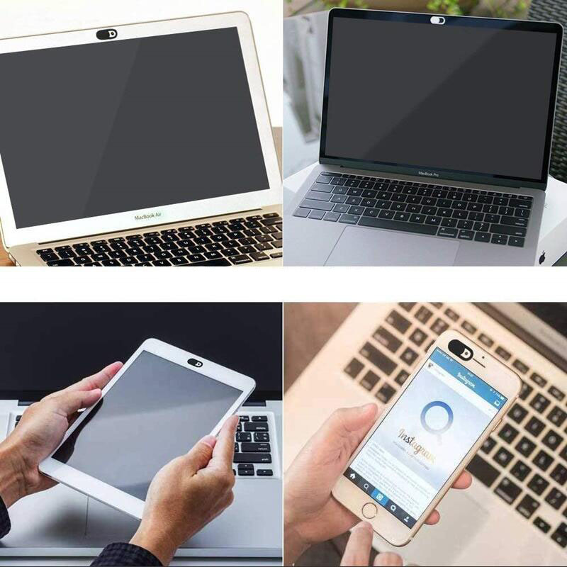 [Ready Stock] 2pcs/Set Notebook Ipad Laptop Shutter Slider Case Sticker Universal Phone Lens Webcam Camera Cover With Box Private Protect Sticker