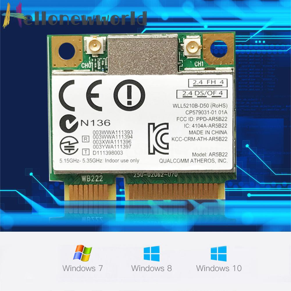 Bộ Chuyển Đổi Wifi Không Dây 300mbps Pci-E 2.4g / 5g Bluetooth 4.0 | BigBuy360 - bigbuy360.vn