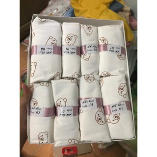 Áo cổ 3 phân mặt gấu