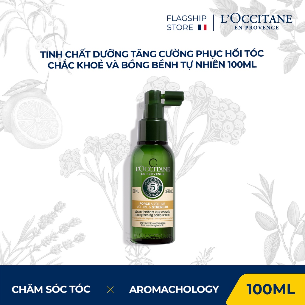 Tinh Chất Dưỡng Tăng Cường Phục Hồi Tóc Chắc Khoẻ & Bồng Bềnh Tự Nhiên 100ml L'Occitane