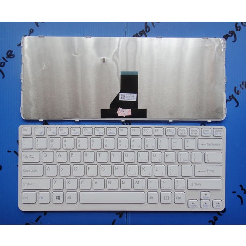 Bàn phím laptop SONY SVE-14 (Màu Trắng+Có Khung)
