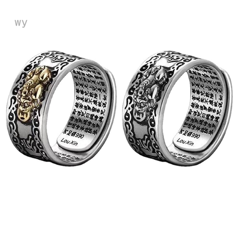 1 Nhẫn Phong Thủy Pixiu Bảo Vệ Có Thể Điều Chỉnh Kích Cỡ
