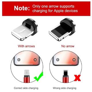 Cáp Sạc Nam Châm Có Đèn Led Cho Iphone / Android