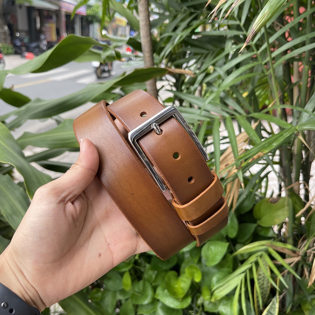 Thắt Lưng Nam Da Bò Cao Cấp Bản Rộng 3.8cm TM833 Chất Liệu Khóa Bằng Đồng Thau Và Thép Không Gỉ Bảo Hành 24 Tháng