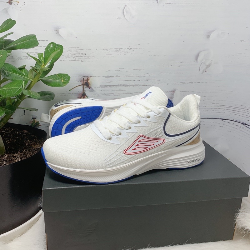 Giày thể thao nam Wanno chính hãng trắng mới 2022 xịn kèm hộp 712