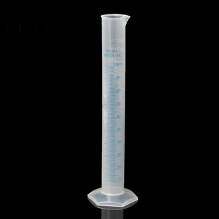 daixiong 100/250ml Plastic Measuring Graduated Cylinder Liquid Lab Test Experiment Cup