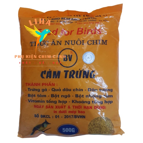 Cám Trứng Ba Vì (Có Tem) Cho Chim 500gr