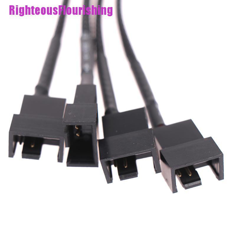 Dây Cáp Chia Nguồn Quạt Tản Nhiệt + + + 4pin Ide Molex Sang 4 Cổng 3pin / 4pin